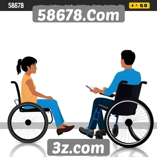 Acessibilidade e compatibilidade do site 58678.Com