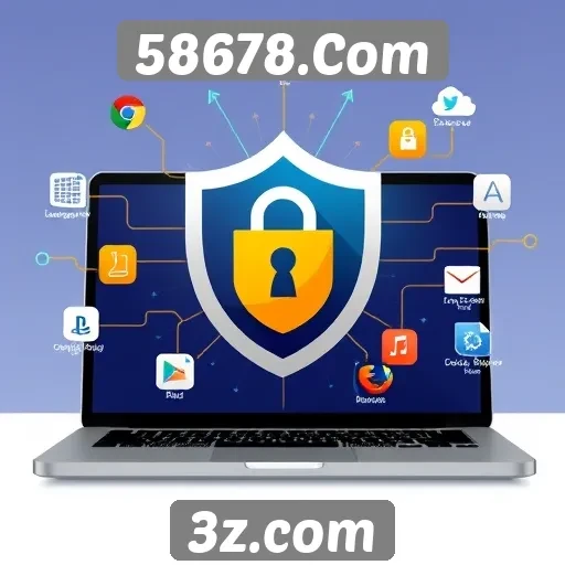 Funcionalidades de segurança no site 58678.Com